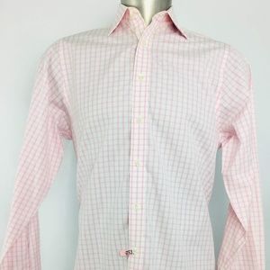 Charles Tyrwhitt Pink Shirt NON IRON Slim Fit